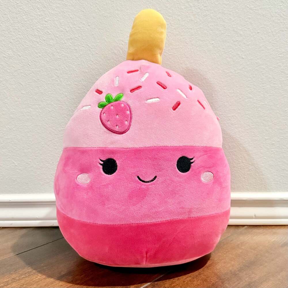Squishmallows 12-inch Strawberry Ice Cream Cone Plush